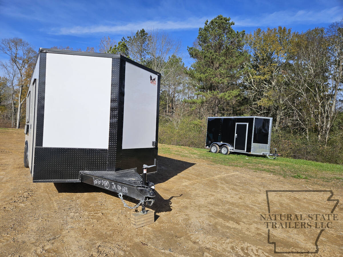 2026 White Quality Cargo 8.5X24TA BOP Concession Trailer
