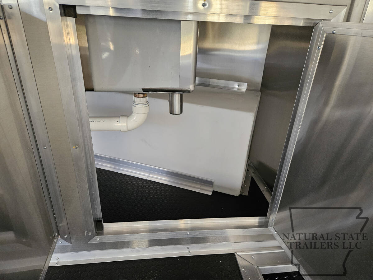 2026 White Quality Cargo 8.5X24TA BOP Concession Trailer