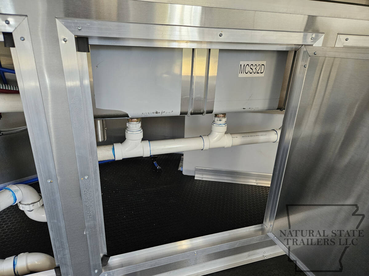 2026 White Quality Cargo 8.5X24TA BOP Concession Trailer