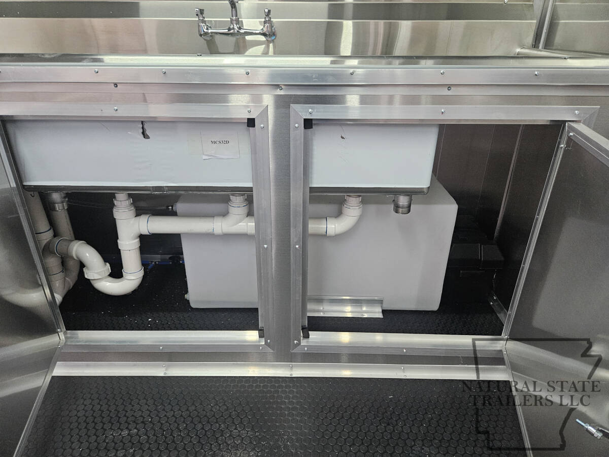 2026 White Quality Cargo 8.5X20TA BOP Concession Trailer
