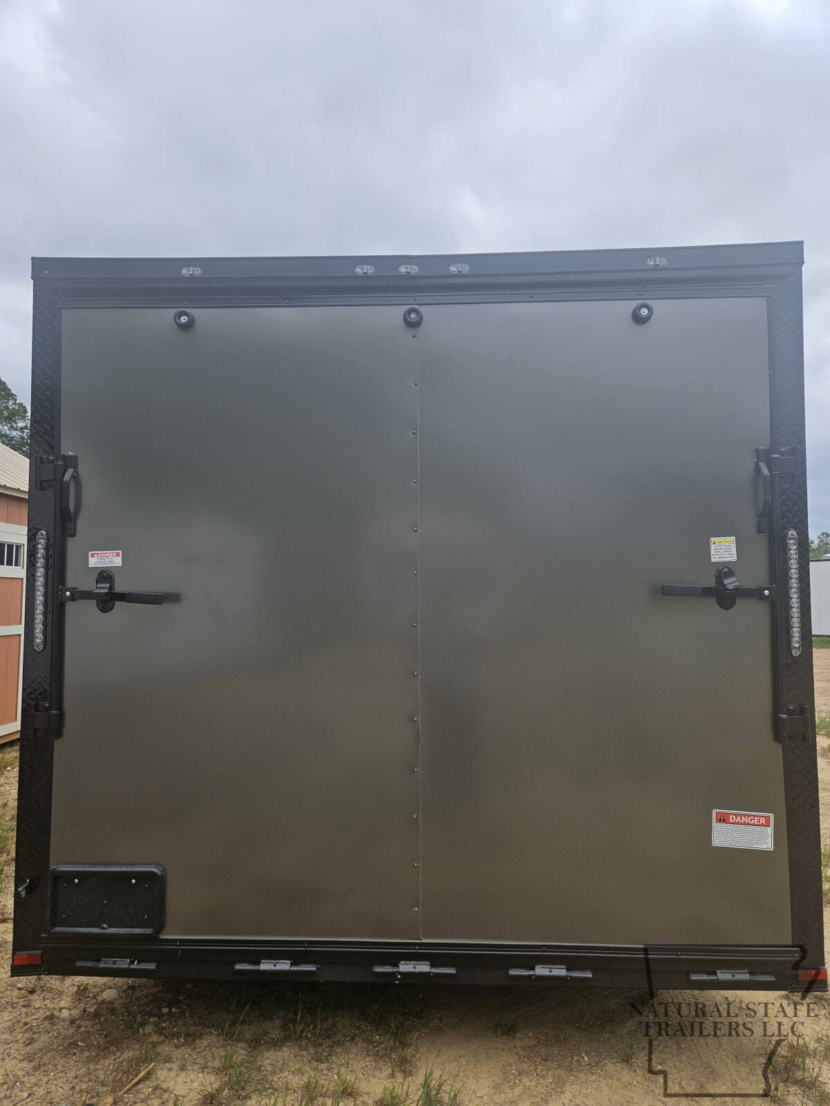 2026 Charcoal Gray Quality Cargo 8.5X20TA BOP
